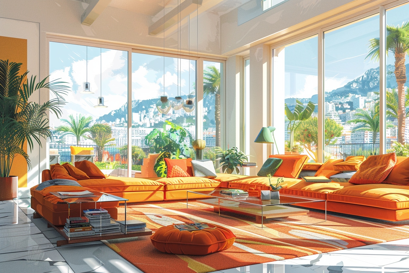 Intérieur élégamment transformé à Cannes grâce au service de débarras gratuit contre récupération
