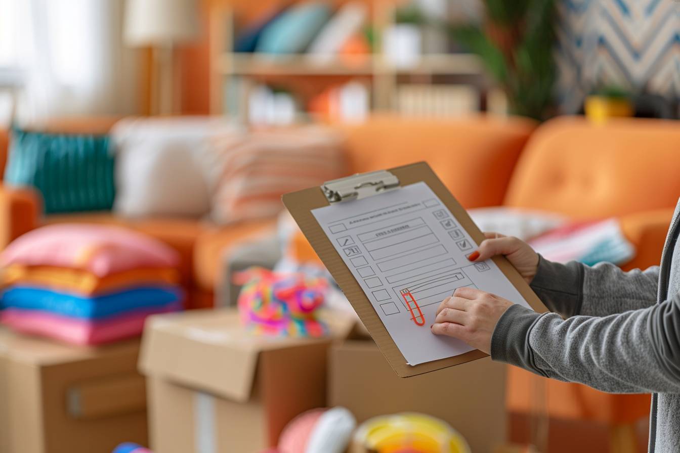 Planification abordable d'un déménagement à Cannes avec vue sur des cartons et un camion de déménagement, illustrant des tarifs compétitifs